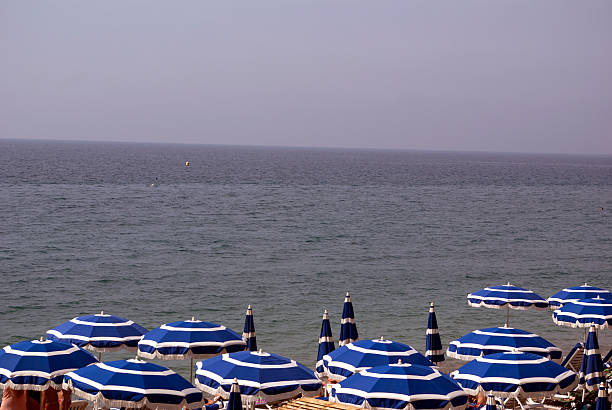 sun umbrellas stock photo