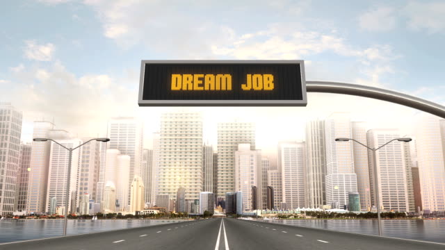 Dream Job Traffic Sign
