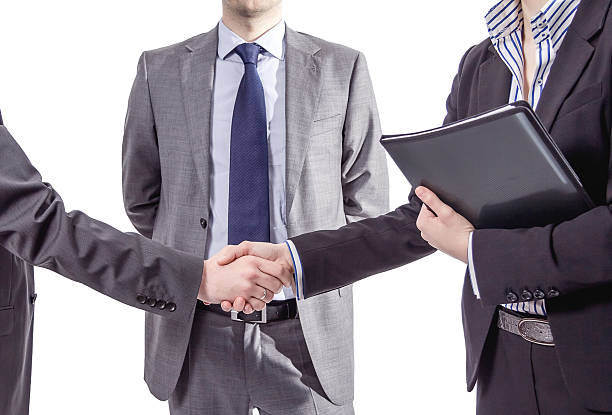 istock Business handshake for a closing deal 457328967