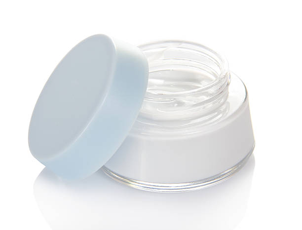 istock Open jar of cosmetic product 457329263