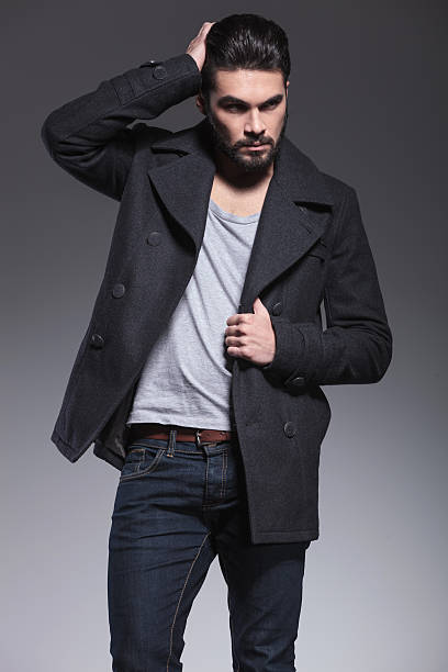istock young bearded man looks away from the camera 457329397