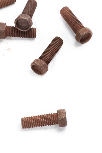 istock the old bolts, isolated on white 457329425