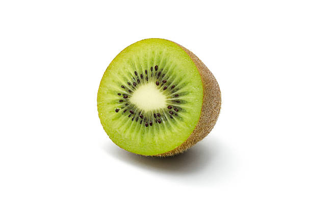istock Juicy kiwi fruit isolated on white background 457329987