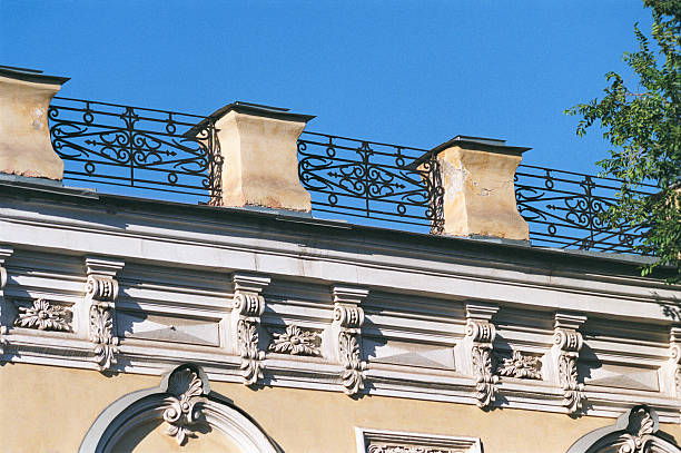 istock Architectural detail of an old building. 457344751