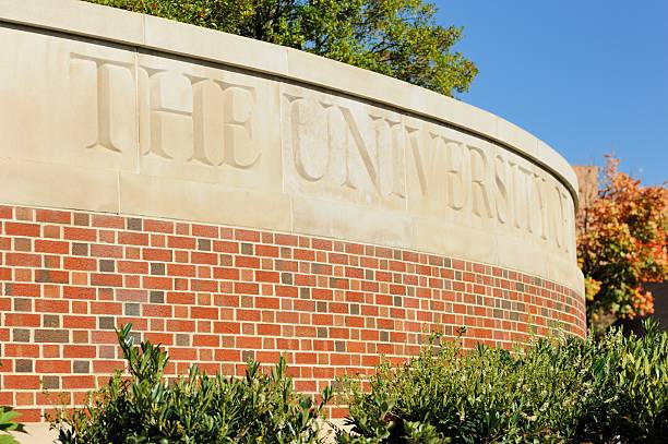 istock The university sign close up 457344925