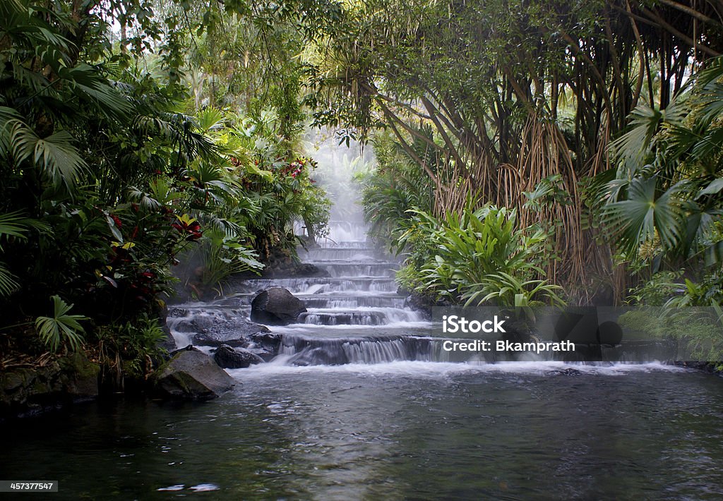Hot Springs in La Fortuna, Costa Rica near Arenal Volcano Costa Rica Stock Photo