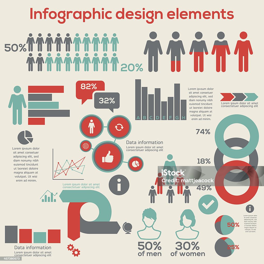Infographic design elements Infographic stock vector
