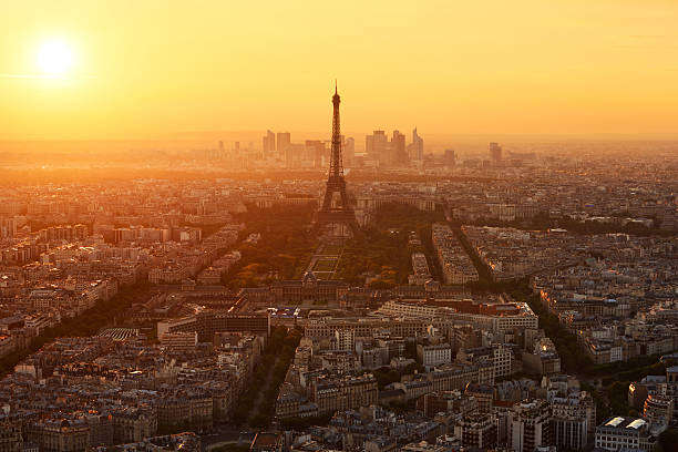 istock Paris sunset view from Tour Montparnasse 457384861