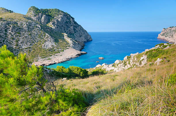 istock Beautiful rocky sea bay on Majorca 457384863