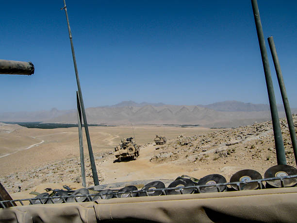 all'interno delle forze speciali veicolo 2 - kandahar foto e immagini stock
