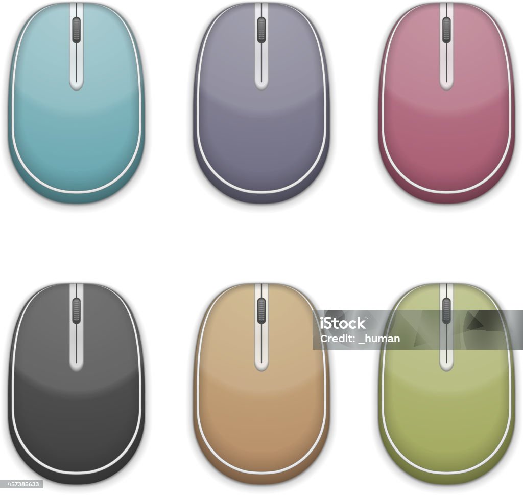 Computer Mouse Prinout Computer Mouses Stock Illustration - Download Image Now - Computer ...