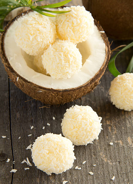 istock Homemade candies with coconut. 457388645