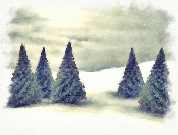 istock Christmas winter card background 457388719