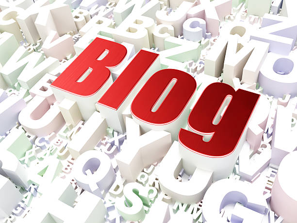 istock SEO web design concept: Blog on alphabet background 457390383