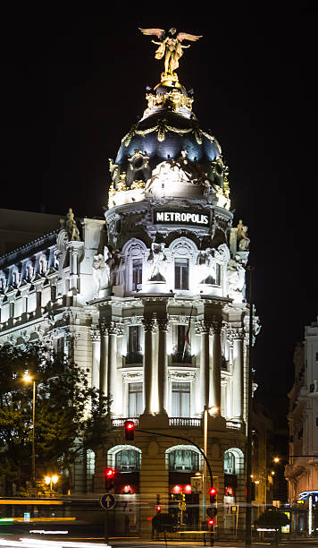 istock Metropolis building in Gran Via street, Madrid 457390831