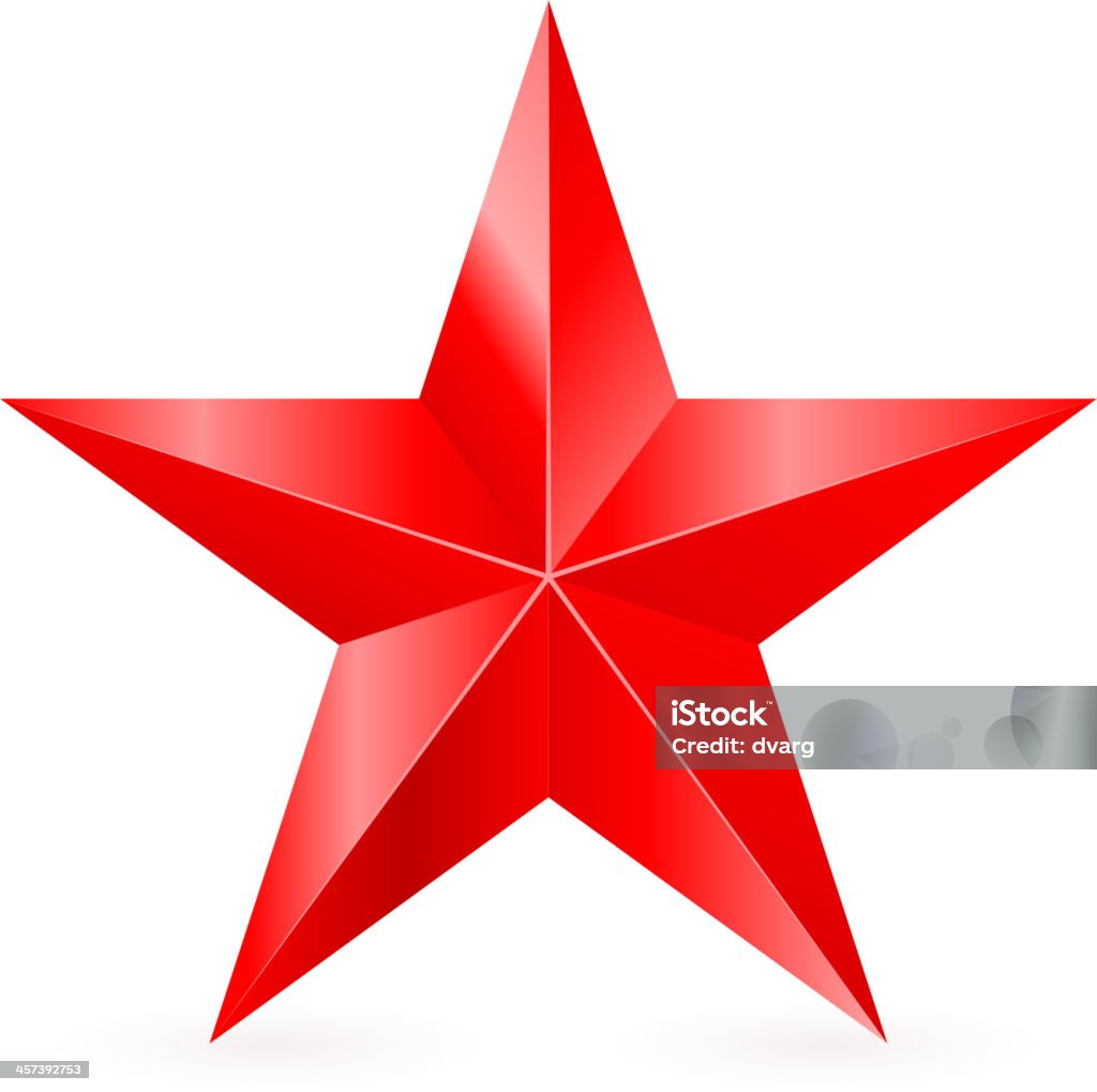 Red Star Inage Red Star Stock Illustration - Download Image Now - Abstract, Award ...