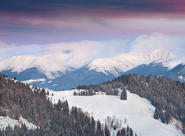 istock Beautiful winter landscape in mountains 457395165