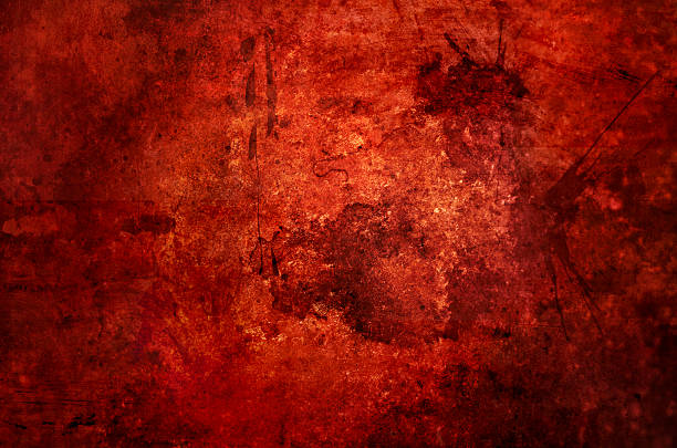 istock red grunge background with blood stains spread all over 457409455