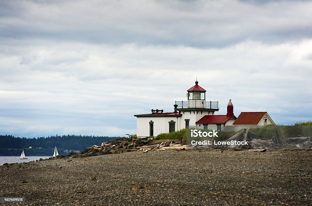 West Point Lighthouse - Zbiór zdjęć royalty-free (Seattle)