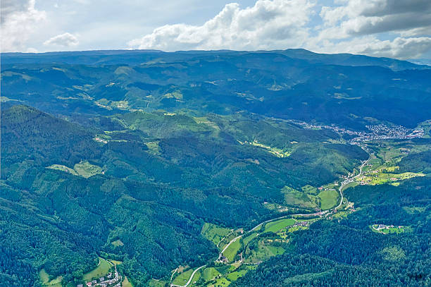 istock Renchtal Black Forest from the air 457410711