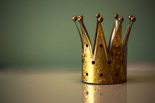 Golden royal crown Dekoration King`s crown prince royal person stock pictures, royalty-free photos & images