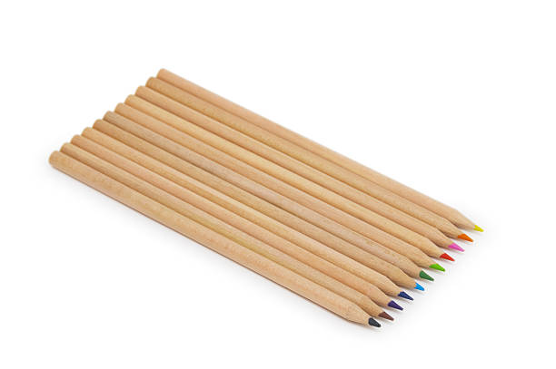 istock Color pencils isolated on white 457411643