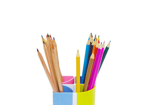 istock pencils in holder isolated on white 457411647