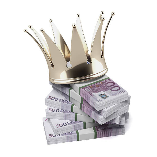 istock Euro with golden crown 457418729