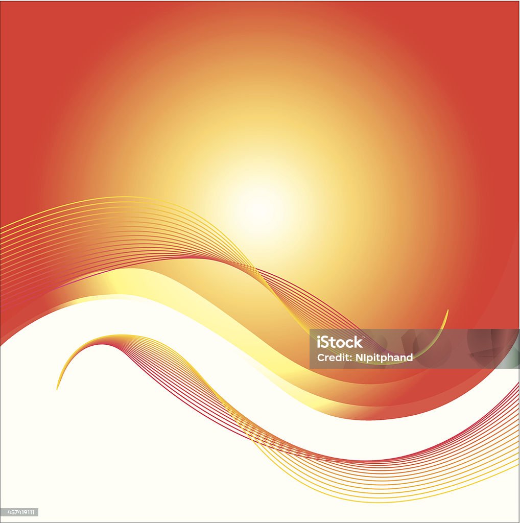 Abstract red wave background. vector Abstract stock vector