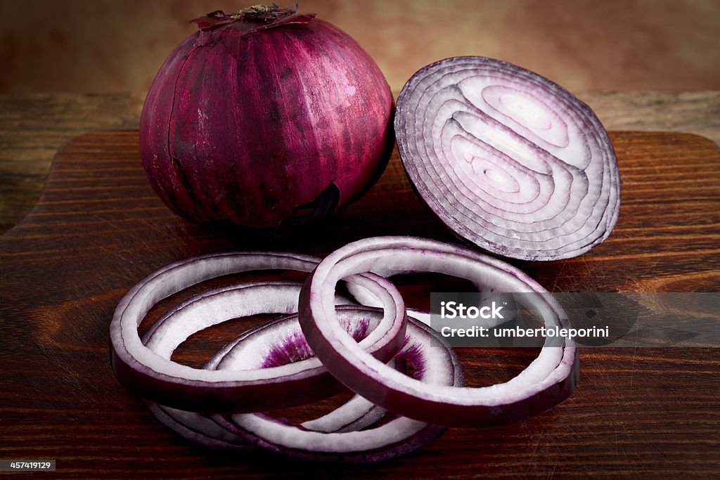 red onions Chopped Food Stock Photo