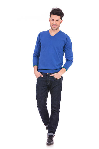 istock relaxed casual man with hands in pockets 457419813
