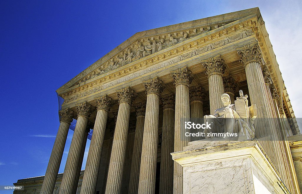 Supreme Court The United States Supreme Court in Washington, DC Supreme Court Stock Photo