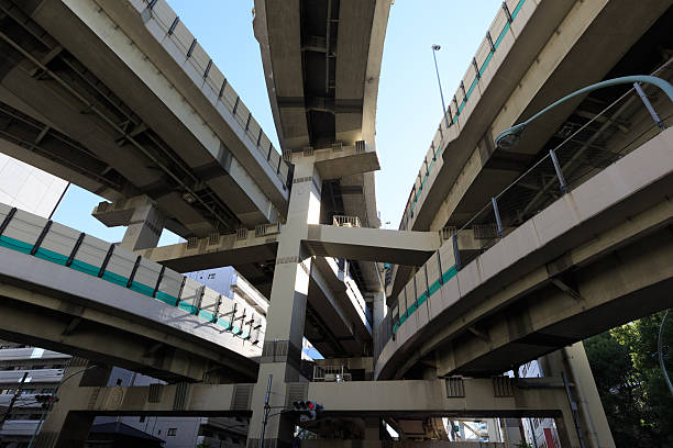 istock Junction Highway in Japan 457424429