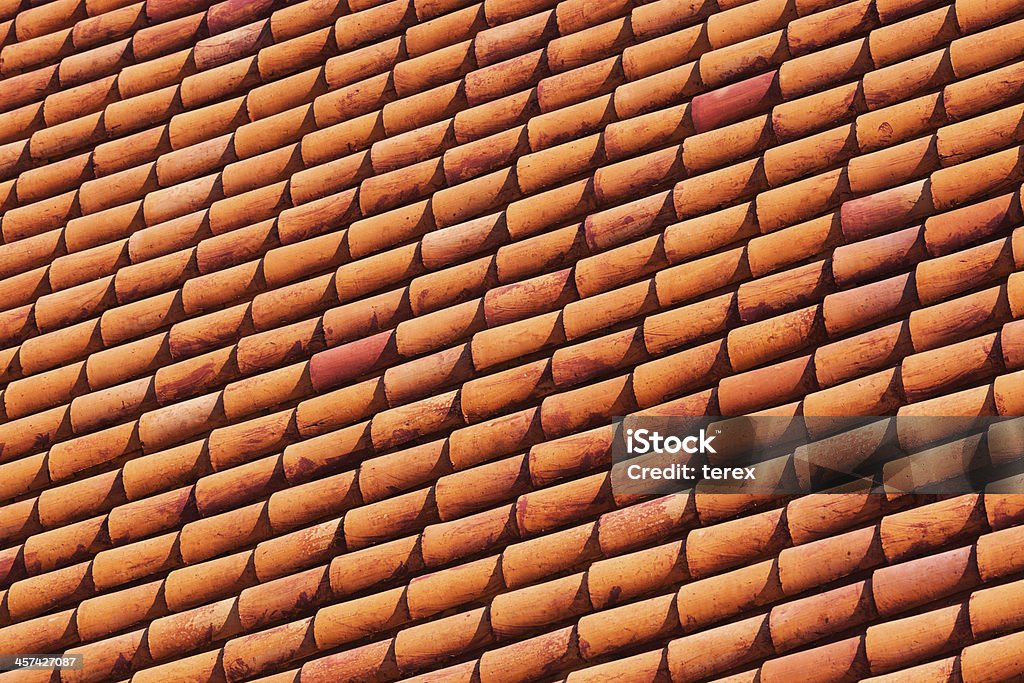 Magnifique toits en tuiles - Photo de Architecture libre de droits