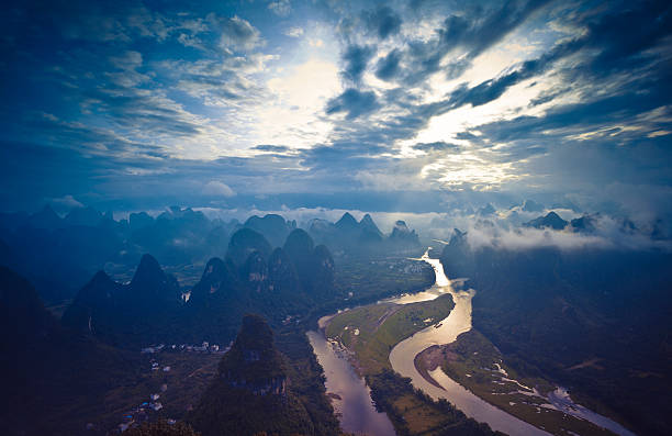 istock Sunrise of Lijiang River 457437297