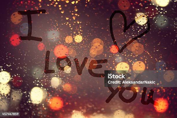 I Love You Stock Photo - Download Image Now - Windshield, Fog, Backgrounds
