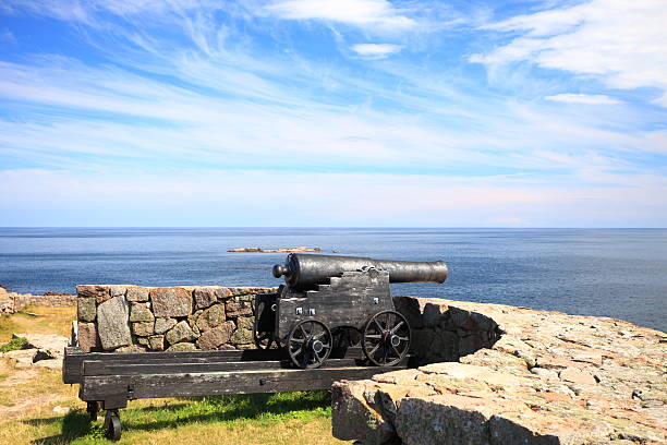 Fort Christiansoe island Bornholm in the Baltic Sea Denmark Scandinavia Europe