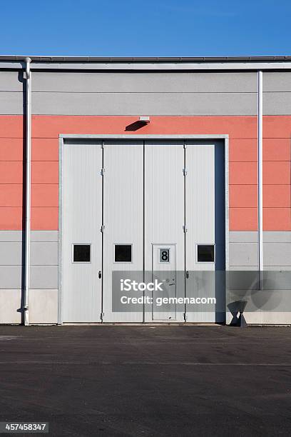 Industrial Garage Door Stock Photo - Download Image Now - Building Exterior, Warehouse, Accessibility