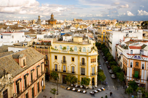 istock Seville Cityscape 457464327