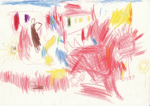 Drawing by a 4 year old Child - Title 