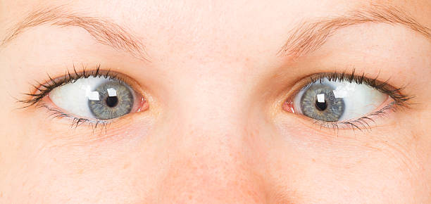 istock Women eye, close-up, blue, tear 457484701