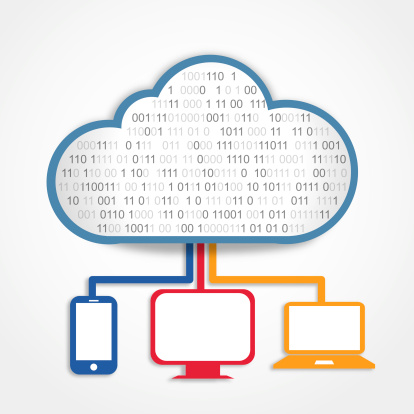 different devices share information from cloud