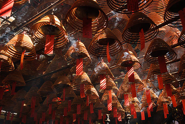 istock Incense Cones in Chinese Temple 457496227