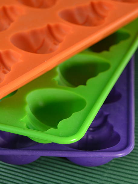 istock Ice buckets silicone of different colors 457515467