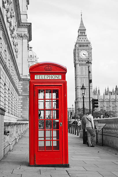istock Red Telephone Booth and Big Ben in London 457515645