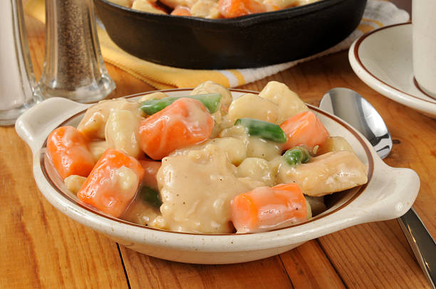 istock Bowl of chicken and dumplings 457515935