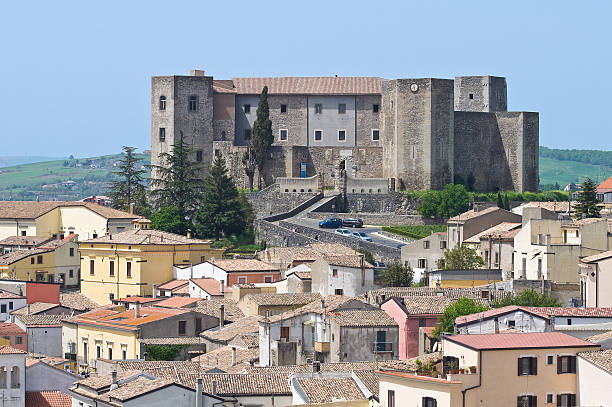 Panoramic view of Melfi. Basilicata. Italy.