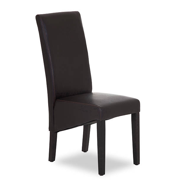 istock Contemporary Dining Chair In Wood and Leather 457520535