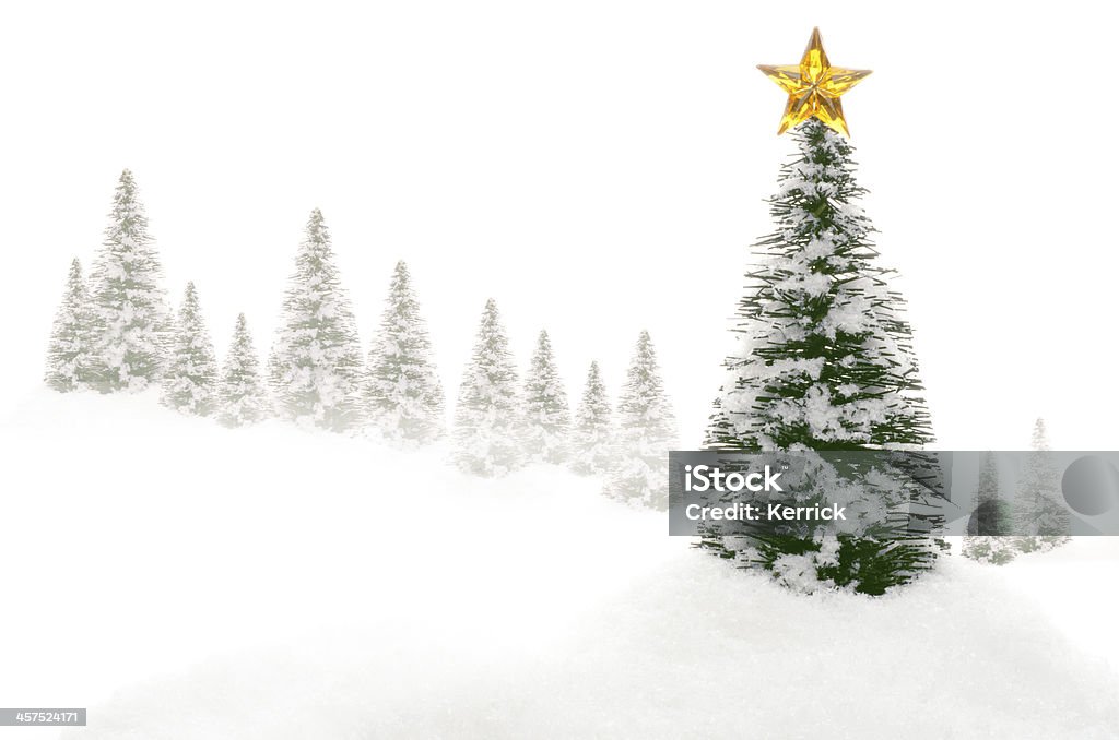 Studio Landschaft im winter - Lizenzfrei Baum Stock-Foto