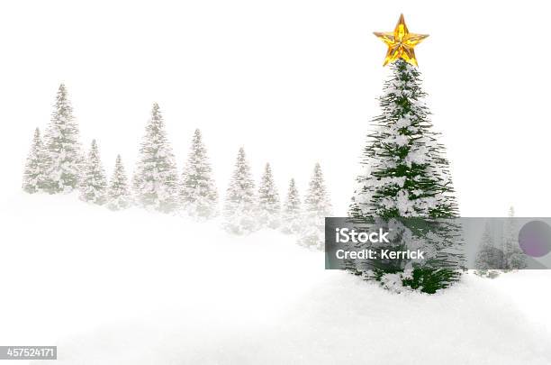 Studio Landschaft Im Winter Stockfoto und mehr Bilder von Baum - Baum, Berg, Bildhintergrund